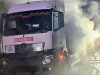 Lasterbrand und Arbeitsunfall Lasterbrand und Arbeitsunfall