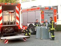 Wasserrohrbruch legt Elz trocken