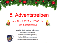 5. Adventstreiben der FF Ahlbach 5. Adventstreiben der FF Ahlbach
