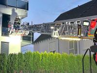 Zwei Verletzte bei Küchenbrand Zwei Verletzte bei Küchenbrand