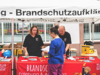 Erfolgreicher Brandschutztag auf dem Kornmarkt in Limburg Erfolgreicher Brandschutztag auf dem Kornmarkt in Limburg