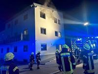 Brand im Schlafzimmer