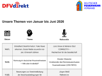 Kostenfreie Online-Schulungen des DFV im 1. Halbjahr Kostenfreie Online-Schulungen des DFV im 1. Halbjahr