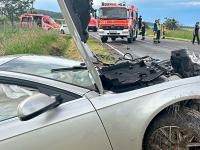 Sechs Verletzte bei schwerem Unfall auf der B 8 bei Elz