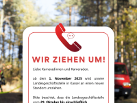 Geschäftsstelle des LFV zieht um