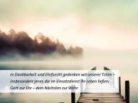 Gedenken an Totensonntag Gedenken an Totensonntag