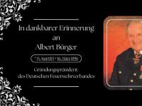 30. Todestag von Albert Bürger 30. Todestag von Albert Bürger