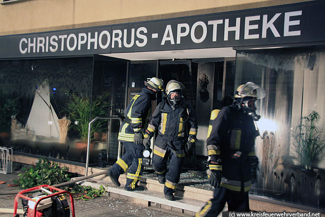 Brand Apotheke Elz 20.08.2009- (c) FF Elz