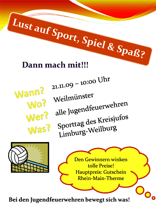 KJF Sporttag am 21.11.2009