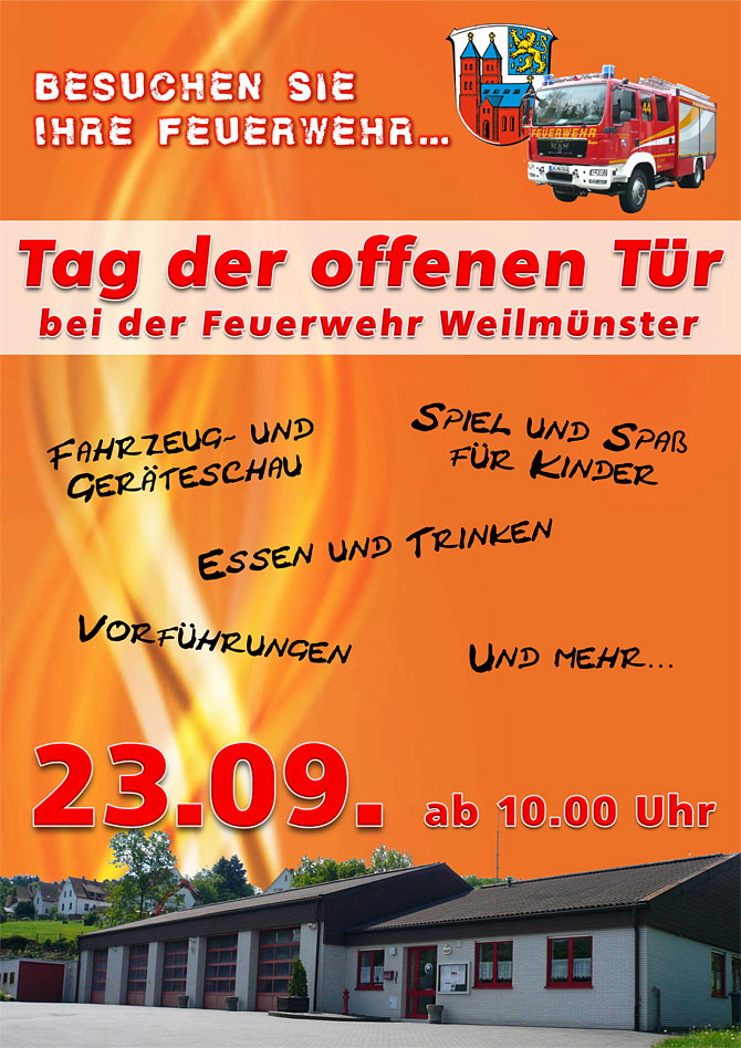 Feuerwehr Weilmünster -  Tag der Offenen Tür - Sonntag, 23.09.2012