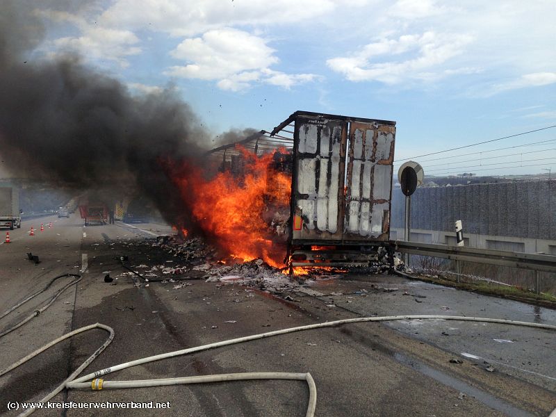 LKW Brand A3 am 15.04.2013