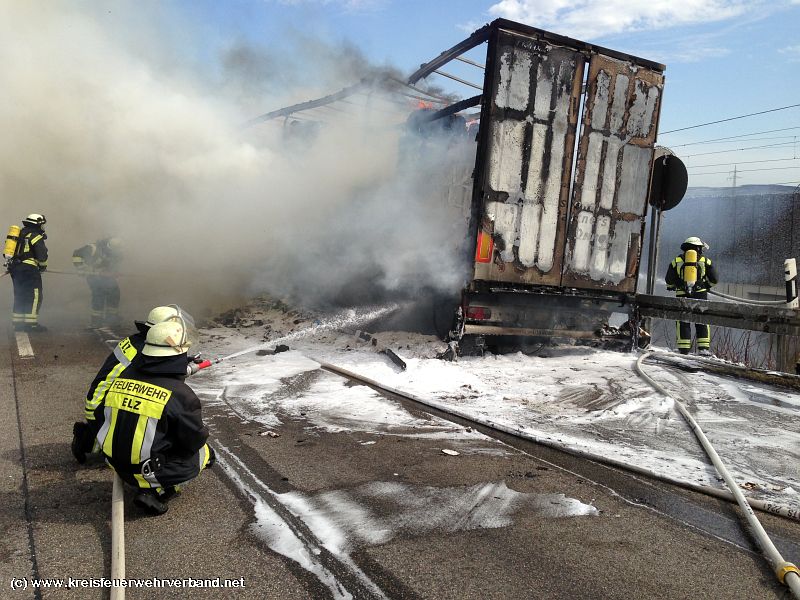LKW Brand A3 am 15.04.2013
