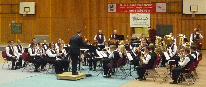 Blasorchester der Freiw. Feuerwehr Villmar hat bei der Hessischen Meisterschaft der Feuerwehrmusik in Künzell