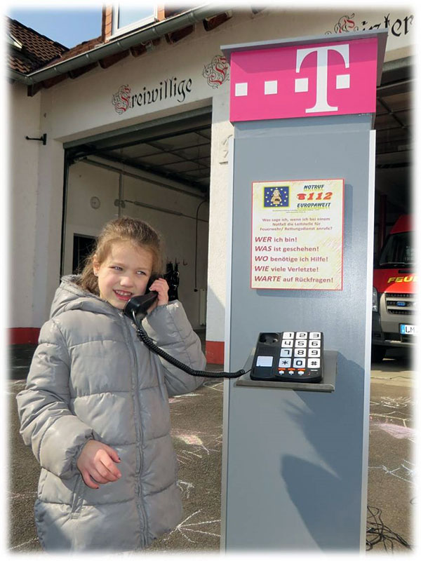 Brandschutzerziehung im Feuerwehrhaus Linter 