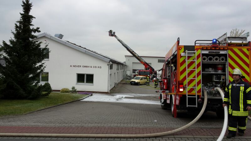 Brand Weilmünster-Aulenhausen 10.04.2014 (Quelle: FF Limburg)