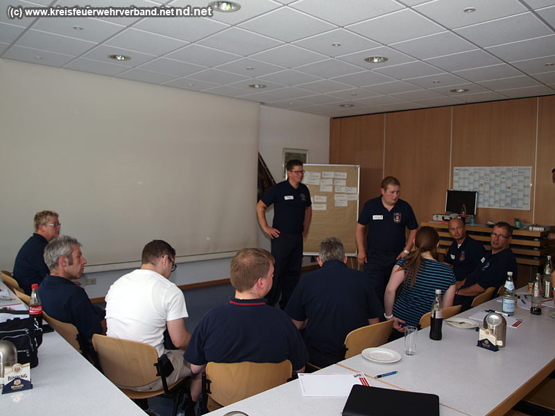 Dialogtraining am Samstag, 2. August 2014, im Feuerwehrhaus Erbach