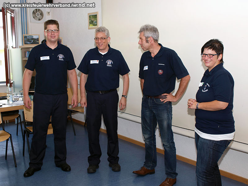 Dialogtraining am Samstag, 2. August 2014, im Feuerwehrhaus Erbach