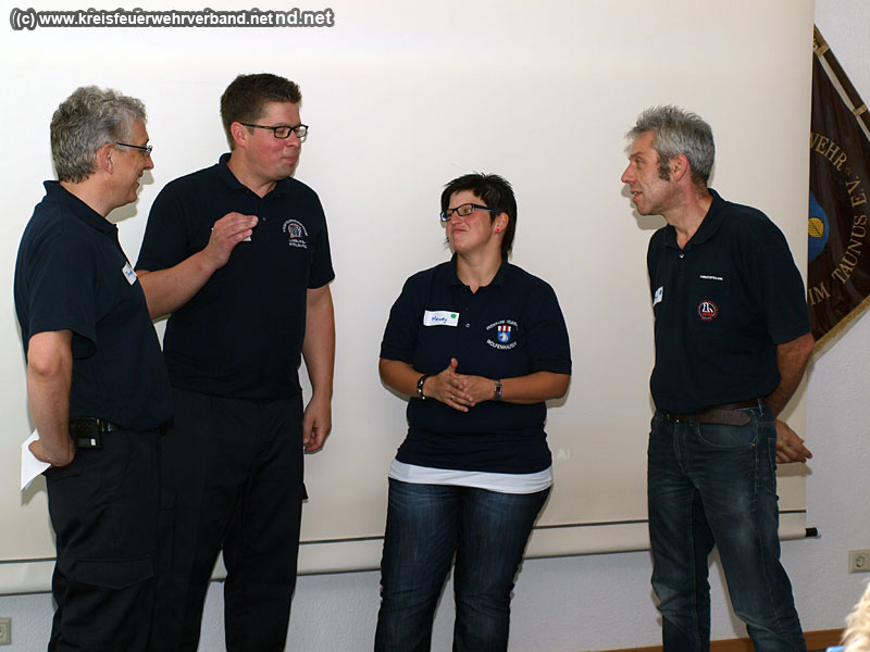 Dialogtraining am Samstag, 2. August 2014, im Feuerwehrhaus Erbach