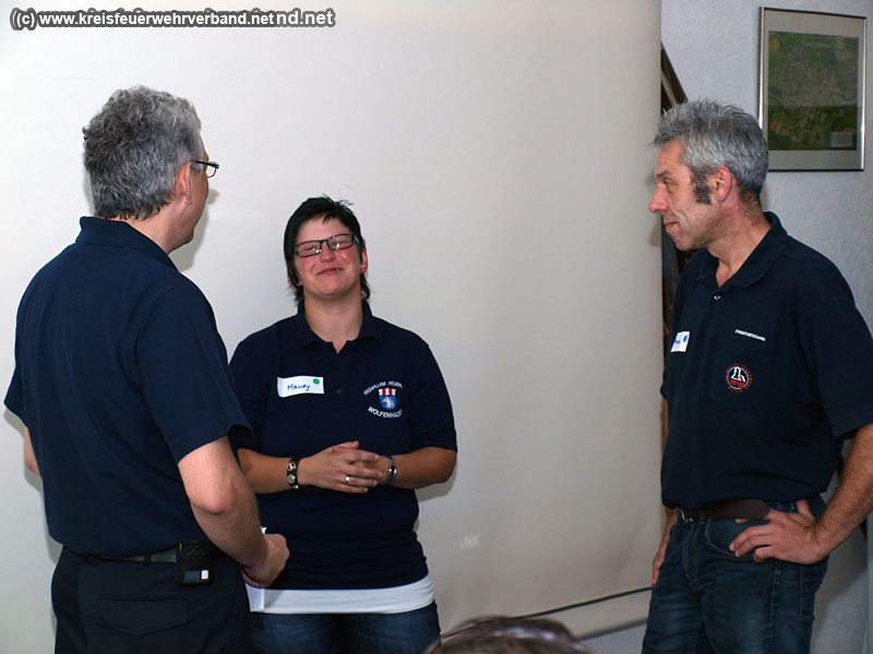 Dialogtraining am Samstag, 2. August 2014, im Feuerwehrhaus Erbach