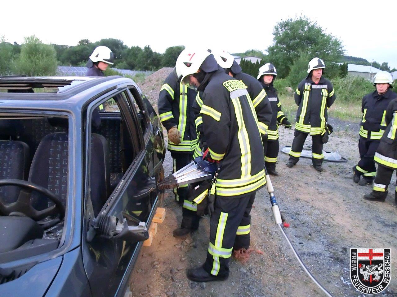 TH-Vu-Ausbildung der Feuerwehr Werschau