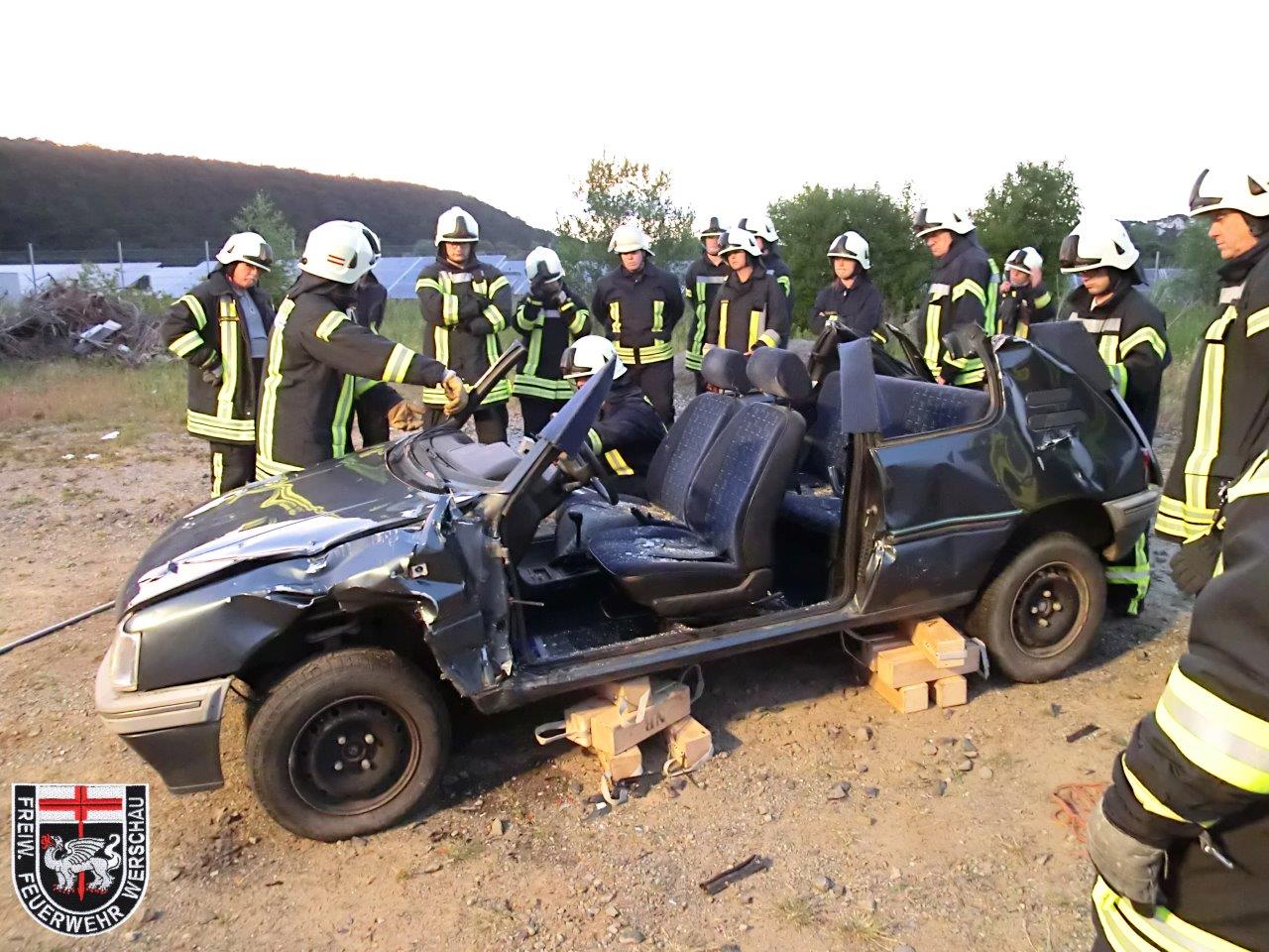 TH-Vu-Ausbildung der Feuerwehr Werschau