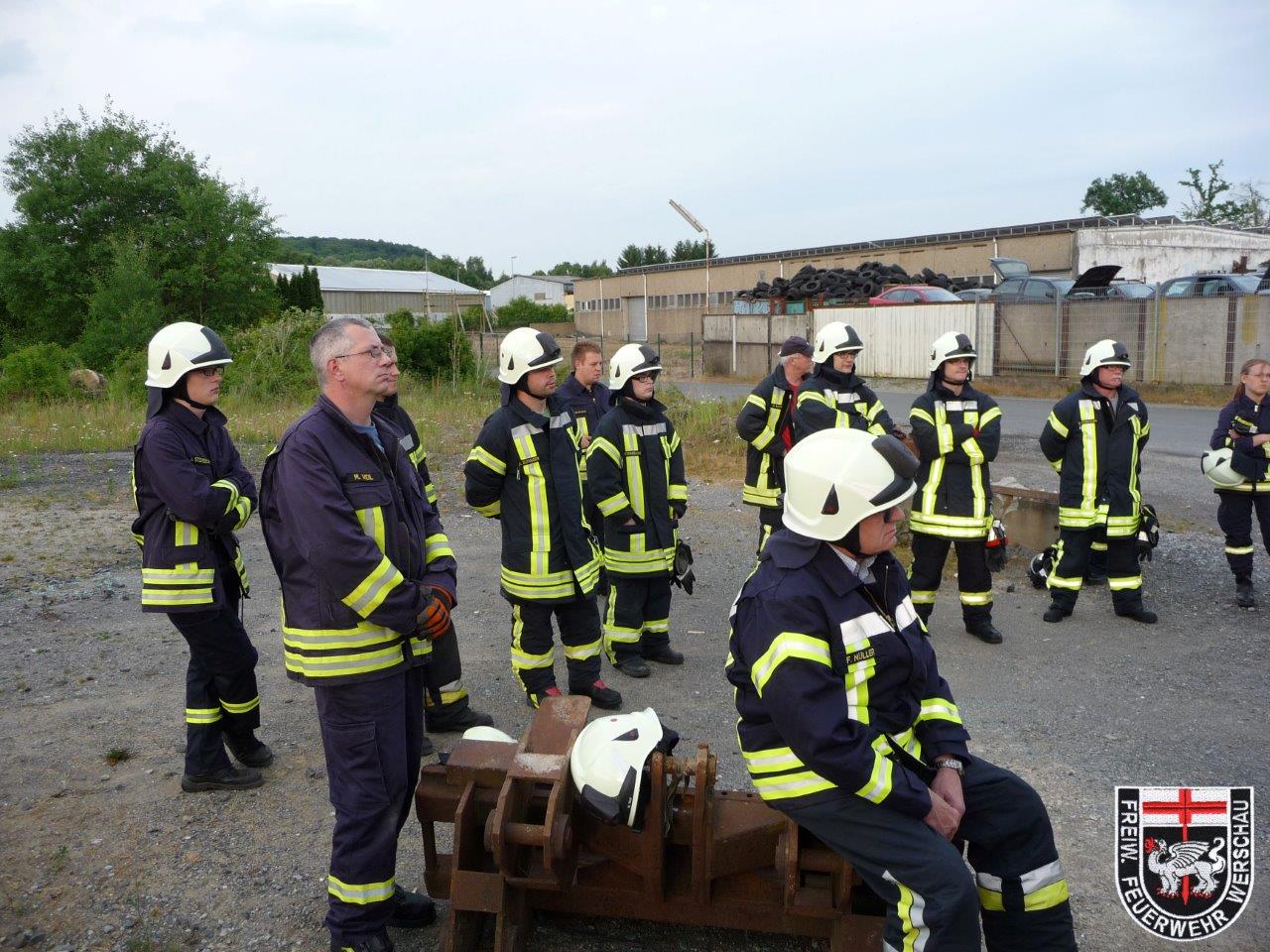TH-Vu-Ausbildung der Feuerwehr Werschau