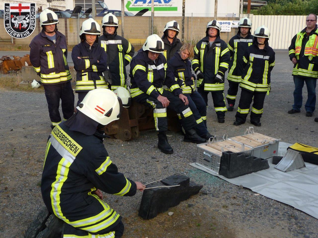 TH-Vu-Ausbildung der Feuerwehr Werschau