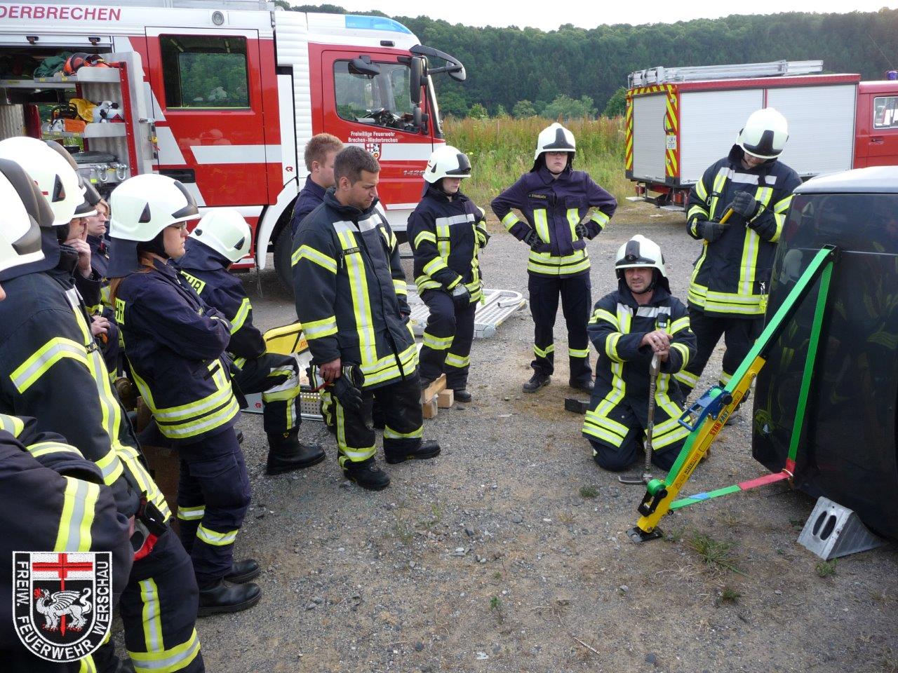 TH-Vu-Ausbildung der Feuerwehr Werschau
