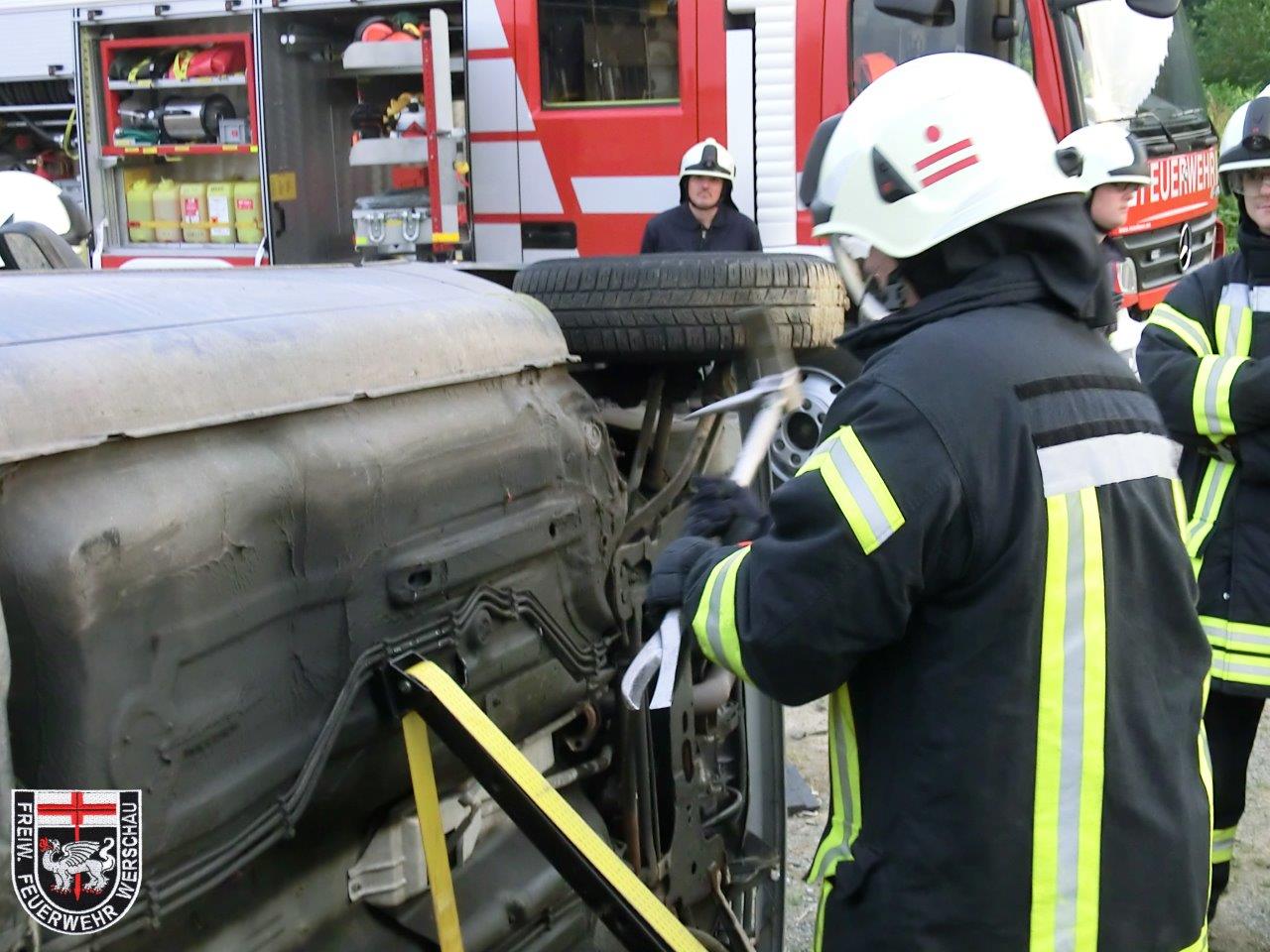 TH-Vu-Ausbildung der Feuerwehr Werschau