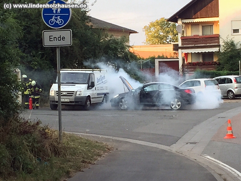 Übung FF Lindenholzhausen - VU am 14.08.2015