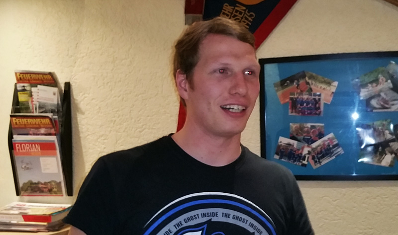 Der neue Zugführer Lukas Jung