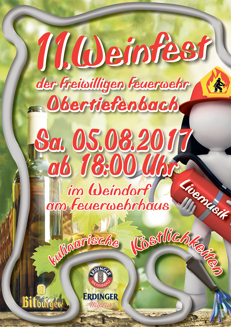 11. Weinfest der Freiw. Feuerwehr Obertiefenbach