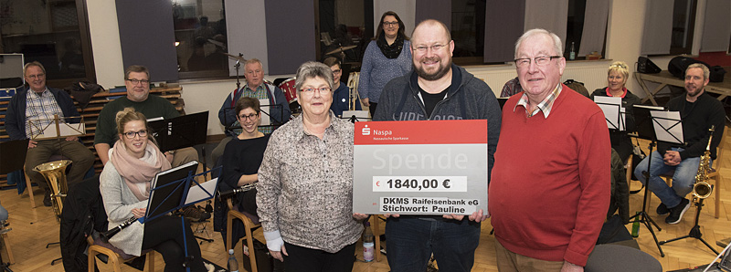 Rekordspende des Musikzuges der FF Oberbrechen - Foto Peter Ehrlich /FOTO-EHRLICH.de