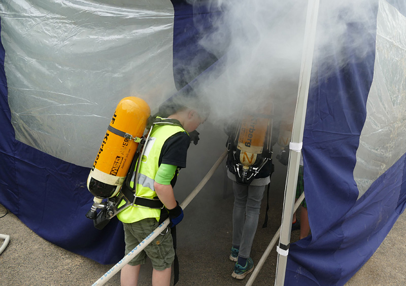 180609 ff huenfelden brandschutzerziehung waermebildkamera