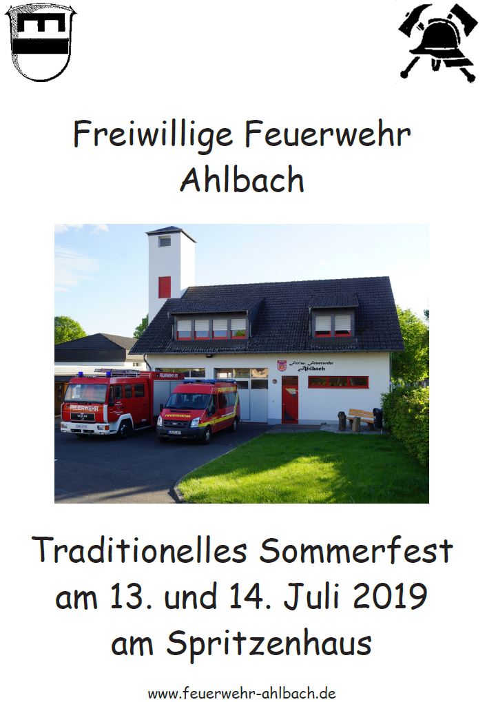 33. Sommerfest der Feuerwehr Ahlbach