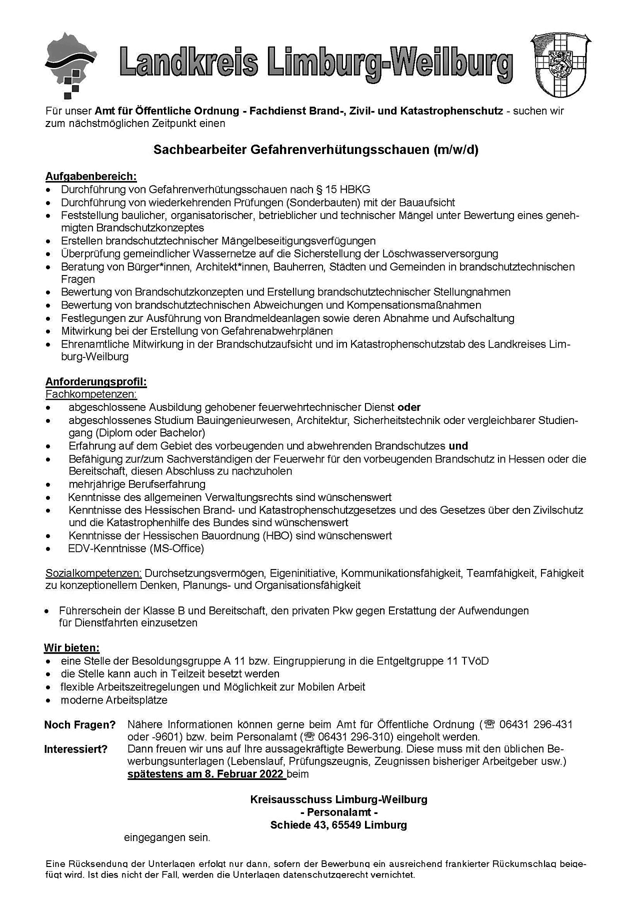 landkreis stellenausschreibung