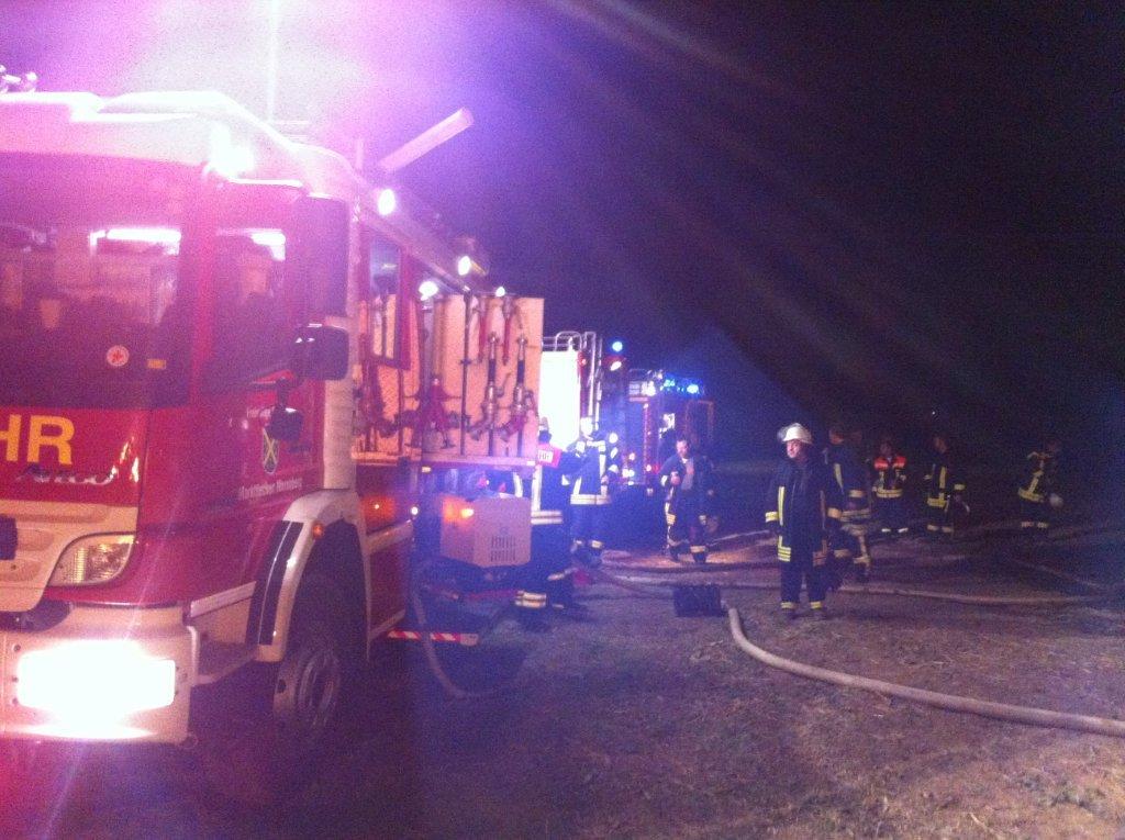 Strohballenbrand Ellar 25.08.2012
