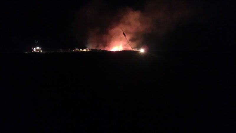 Strohballenbrand Ellar 25.08.2012