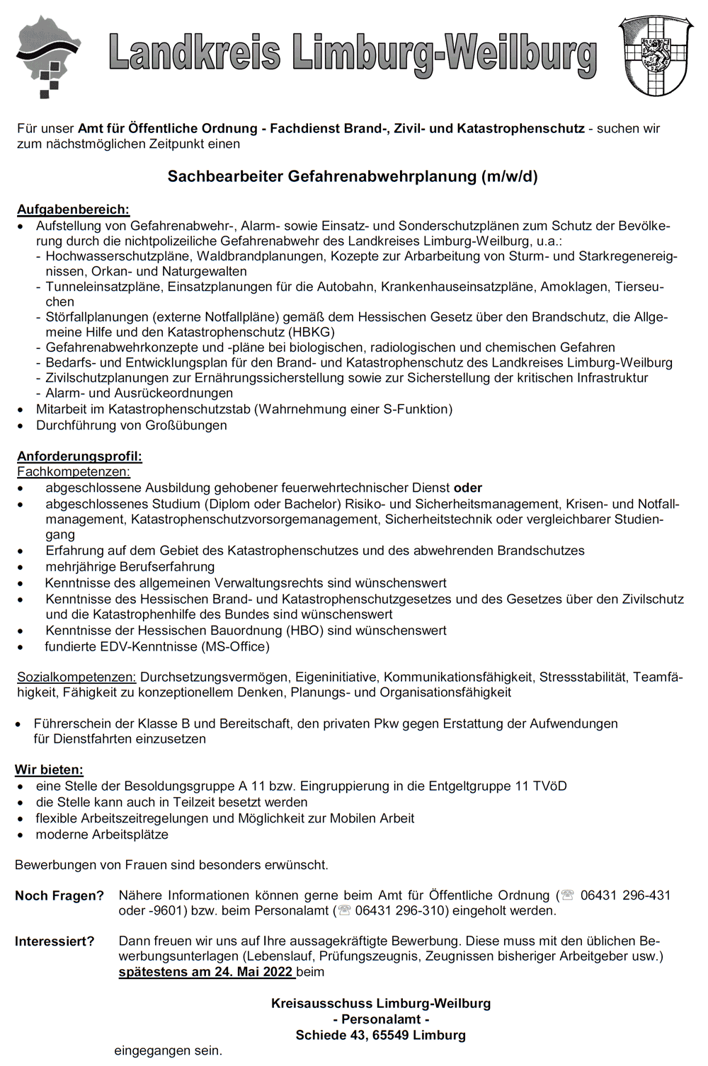 landkreis stellenausschreibung