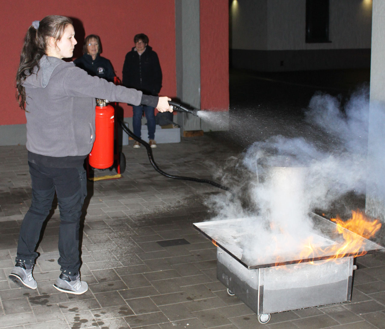 Brandschutzseminar mit den Kindertagespflegepersonen 
