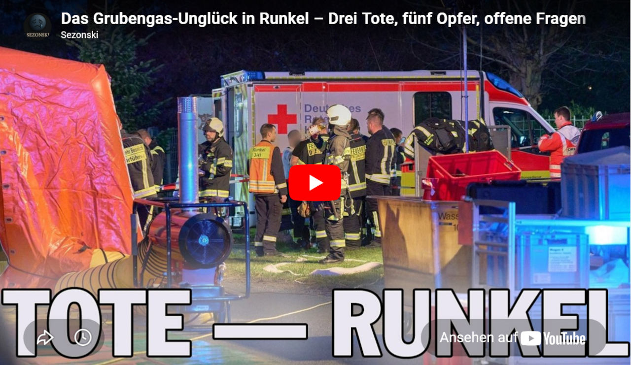 Gasunfall in Runkeler Gerberei