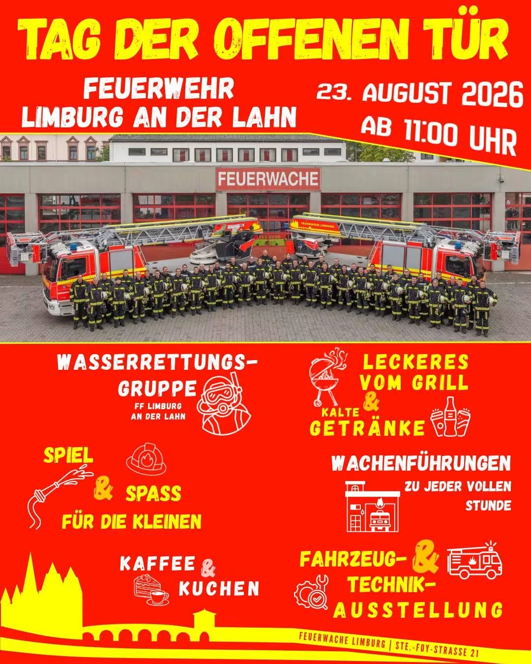 „Tag der offenen Tür“ der Feuerwehr in Limburg